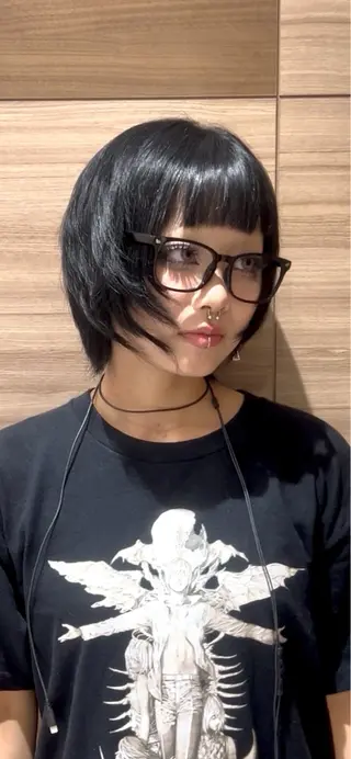 カラー 韓国 ブリーチ無し Wカラー💗夢果💗のヘアスタイル