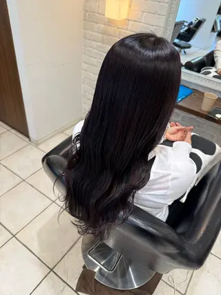 ロング 🩵RIKO🩵 透明感カラー🫧のヘアスタイル