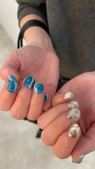 ネイル ゆびノさき茨木店 ニュアンス/アートのネイルデザイン