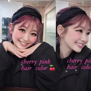 ミディアム カラー M.SLASH 辻 孝志のヘアスタイル