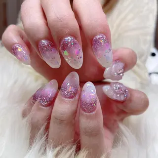 セミロング 💜MIYA nail川崎店のネイルデザイン
