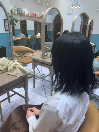 ミディアム カラー ヘアアレンジ ✄個性を生かす✄ 𝒉a𝒓u𝒏aのヘアスタイル