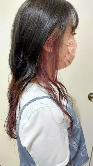 ロング 遠藤 恭子のヘアスタイル