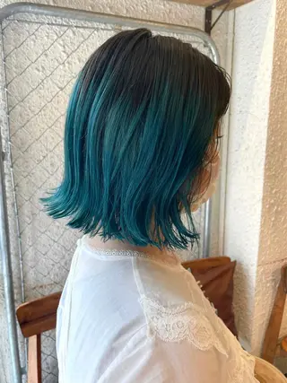 ミディアム カラー SALOWIN下北沢所属・hazuki 🌝のヘアスタイル