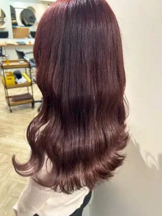 カラー ベージュ/ダブルカラ ー/新潟駅/青柳萌果のヘアスタイル