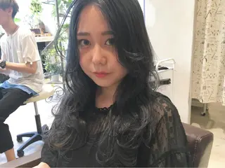 ロング カラー nakahara madokaのヘアスタイル