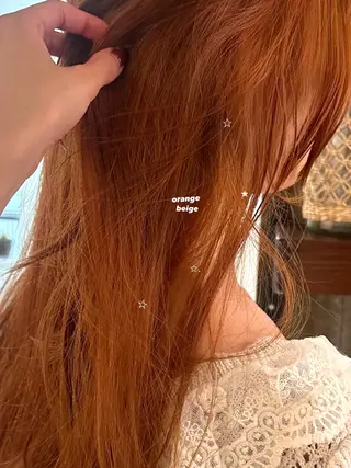 ロング カラー 暖色カラー/レイヤー 🌙 オノユリカのヘアスタイル