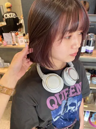 ショート カラー 🕶️佐藤 海李🐏のヘアスタイル