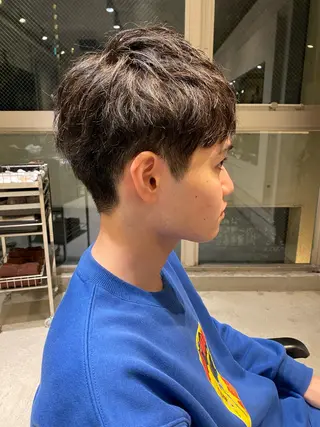 ショート メンズ 大人可愛いレイヤー 大田のヘアスタイル