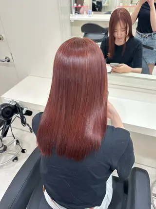 カラー 🎀ツヤ髪✖︎ 暖色🎀RYUKAのヘアスタイル
