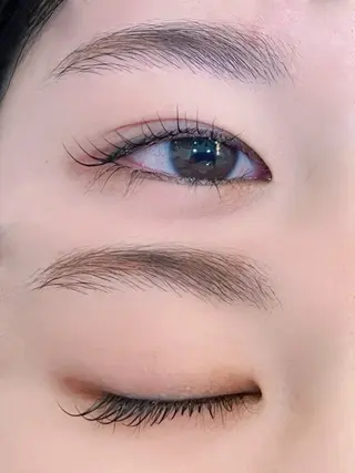 マツエク・マツパ 岡本葵子カットモデル ┊束感マツエクのマツエク・マツパデザイン