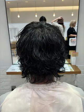 ショート パーマ メンズ おしゃれパーマ /サトシ🌀のヘアスタイル