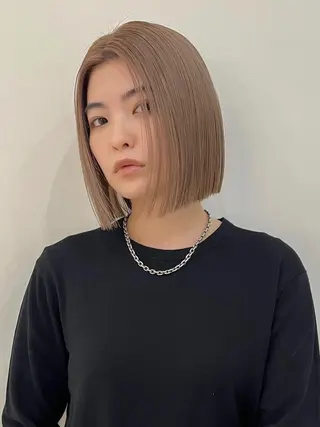 ショート カラー レイヤー,ボブ / 彩未のヘアスタイル