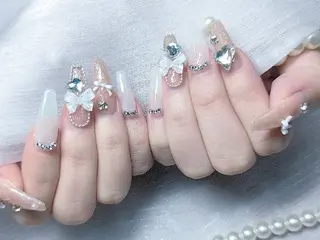 ネイル Snow nail  💕 新宿🌸のネイルデザイン