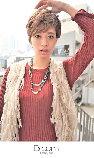 ショート Bloom beauty bar所属・小西 弘之［セミナー講師］のヘアスタイル