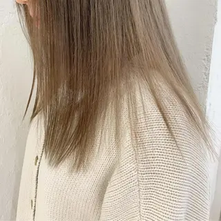 セミロング カラー ヘアアレンジ 🫧透明感カラー/ ボブ/小笠原汐海🪽のヘアスタイル