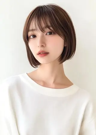 ショート 美髪×縮毛矯正 水上真由美😘のヘアスタイル