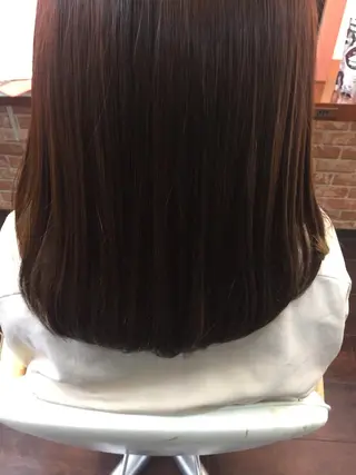 セミロング パーマ 桧山 真のヘアスタイル