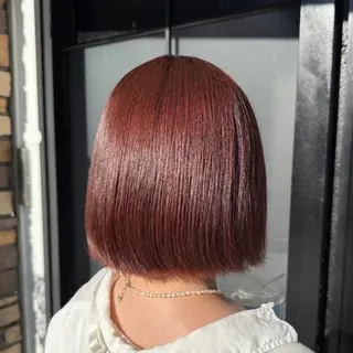 ショート カラー 透明感カラー/パーマ 🌀アオノのヘアスタイル