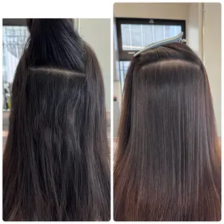 セミロング パーマ 北村 岳久翔のヘアスタイル