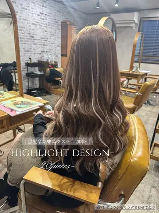 セミロング un chou chou所属・lisa  ︎︎のヘアスタイル