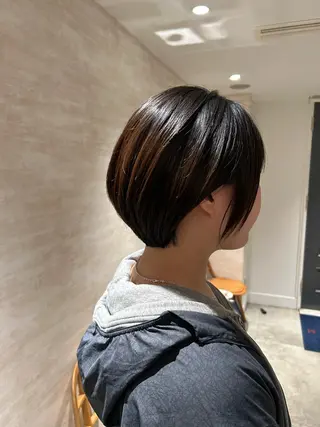 ショート BEAUTRIUM広尾所属・カットモデル 飯塚新のヘアスタイル