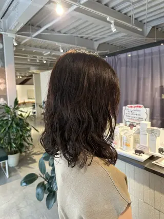 ミディアム 松尾 輝海のヘアスタイル