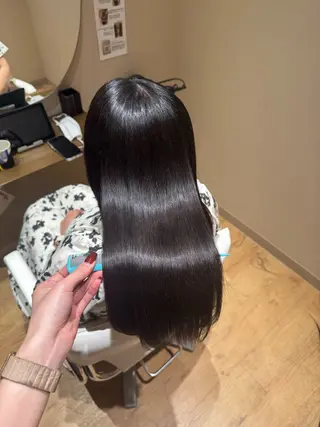 ロング 黒島優香🦋 /縮毛矯正/髪質改善のヘアスタイル