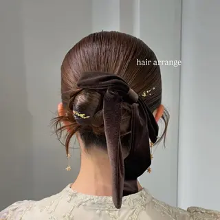 セミロング 個性派ヘアアレンジ 🎀✨Ainaのヘアスタイル