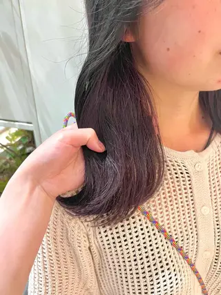 ミディアム カラー くさかみさき🌼暖色 /耳つぼ/オタク🌼のヘアスタイル