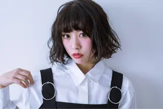 ミディアム 松木 信也のヘアスタイル