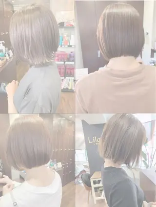 ショート 縮毛矯正/ショート/ レイヤー/畑中正敏のヘアスタイル