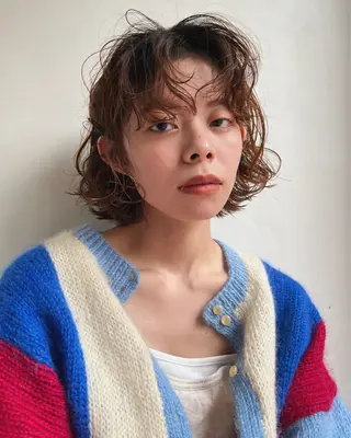 ショート パーマ 🧸メンズカット 🧸conatsuのヘアスタイル