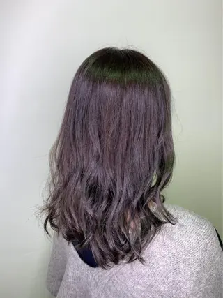 セミロング カラー 春日 力のヘアスタイル