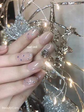 ミディアム ネイル 長さ出し専門 nynaのネイルデザイン