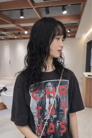 パーマ レイヤーカット ボブパーマNo.1のヘアスタイル