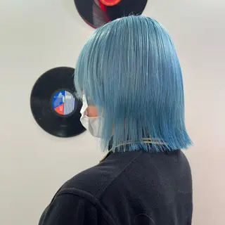 ショート カラー ヘアアレンジ 🧨ブリーチー×ボブ レイヤー💎じゅえるのヘアスタイル