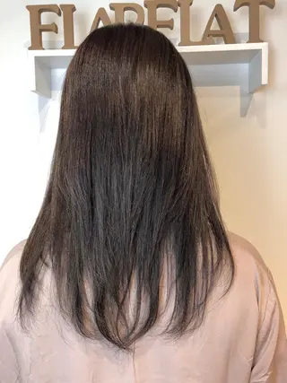 セミロング カラー 青野 文香のヘアスタイル