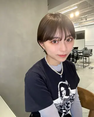 ショート カラー ❤️ショートカット ・顔周りカット❤️のヘアスタイル