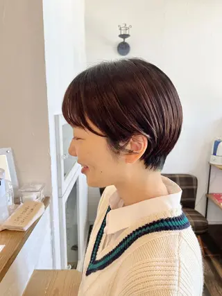 ショート 伊藤ゆかり/髪質改善 /透明感カラーのヘアスタイル