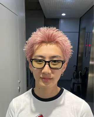 ショート カラー パーマ メンズ 🔥メンズ 特化🔥菊水皐暉🔥のヘアスタイル