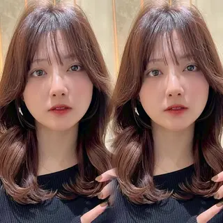 セミロング 高屋敷 陸のヘアスタイル