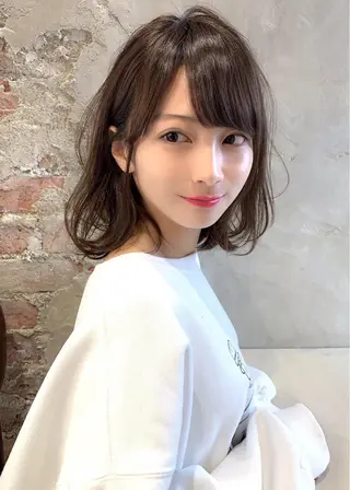 ミディアム Silk-lei【銀座店】所属・銀座/美髪縮毛矯正 /髪質改善/山本翔華のヘアスタイル