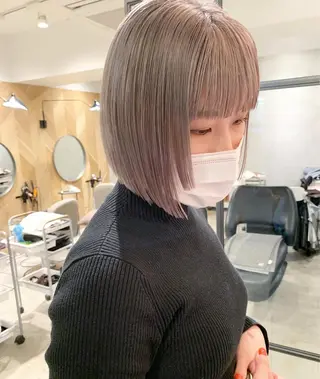 ショート カラー パーマ ヘアアレンジ 🫧赤み消しカラー nanami🫧のヘアスタイル