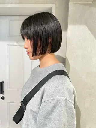 ショート カラー ナチュラル透明感🌱 小山美樹子のヘアスタイル