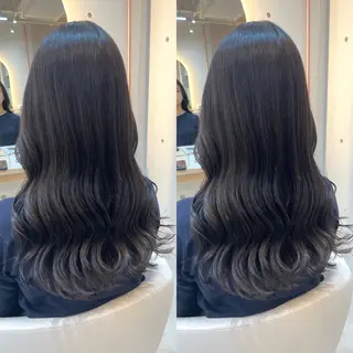 ロング カラー ブリーチ無しダブル カラー🦕まどかのヘアスタイル