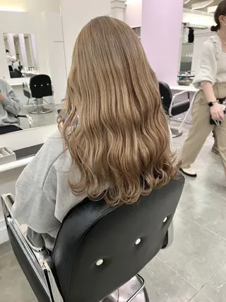 ロング Parve  Mix 🫧梶川虹のヘアスタイル