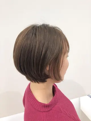 ショート 本山　くせ毛のカット 尾島光季のヘアスタイル