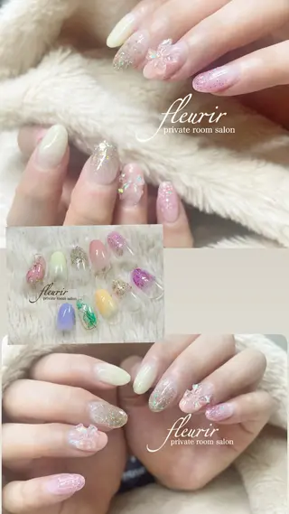 ネイル フルリール 【プライベートサロンのネイルデザイン