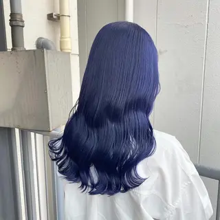 セミロング カラー ダブルカラー 韓国ヘアKYONのヘアスタイル